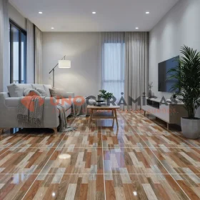 Piso madera brillante tolua multicolor de san lorenzo