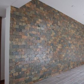Pared en tipo piedra para decorar cualquier area te tu cada