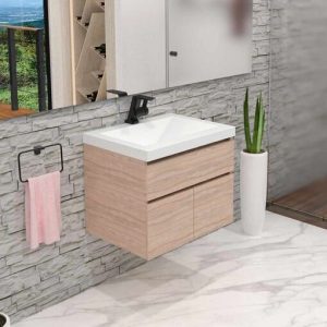 Mueble flotante para el baño con capacidad de almacenamiento y estilo moderno