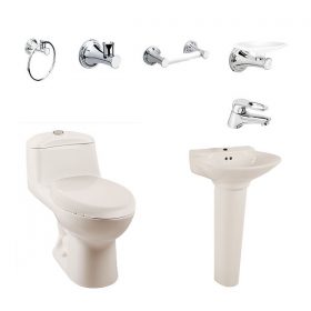 Combo Sanitario smart bone ofrece una solucion practica y rapida para el equipamiento completo de tu baño