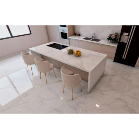 Cerámica marmolizada Carrara Real 58.4X118.4 Rectificado