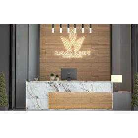 Ambiente cerámica tipo madera Líbano Miel de ceramica italia