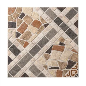 Piso tipo exterior con figura Puerto Boyaca 50x50 para terrazas rústicas