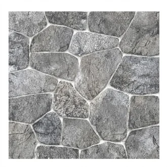piso rustico economico Palenque Gris 50x50 instalado en patio moderno